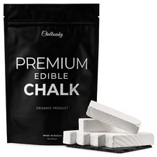 Premium Edible Chalk Crunchy Natural Chalk Chunks Zero Additives 7oz
