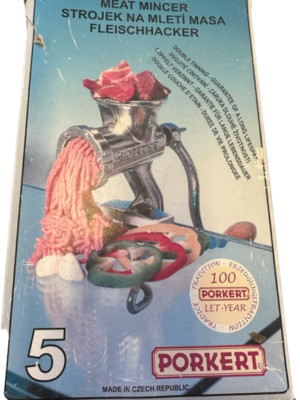 Fleischwolf, Wurstmaschine, Fleischmaschine Porkert Größe 5 SONDERPOSTEN