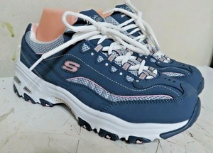 skechers memory foam silver