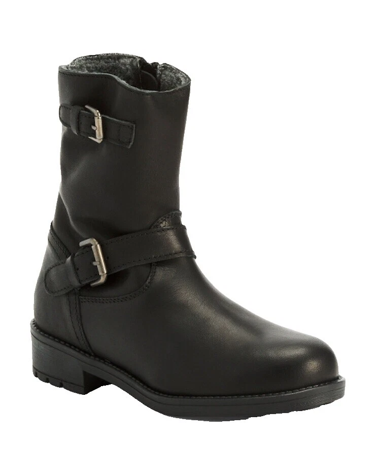 Buckle Leather Upper Unisex Kids' Shoes