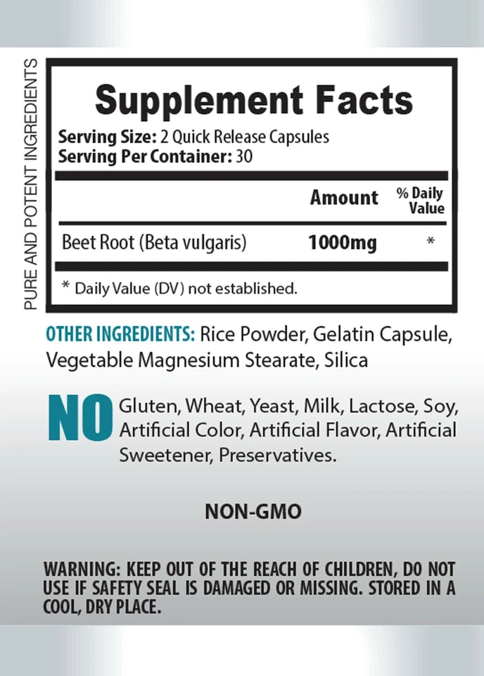 health supplement digestion - BEET ROOT - anti inflammatory made easy 2 Bottles - Image 2 of 4