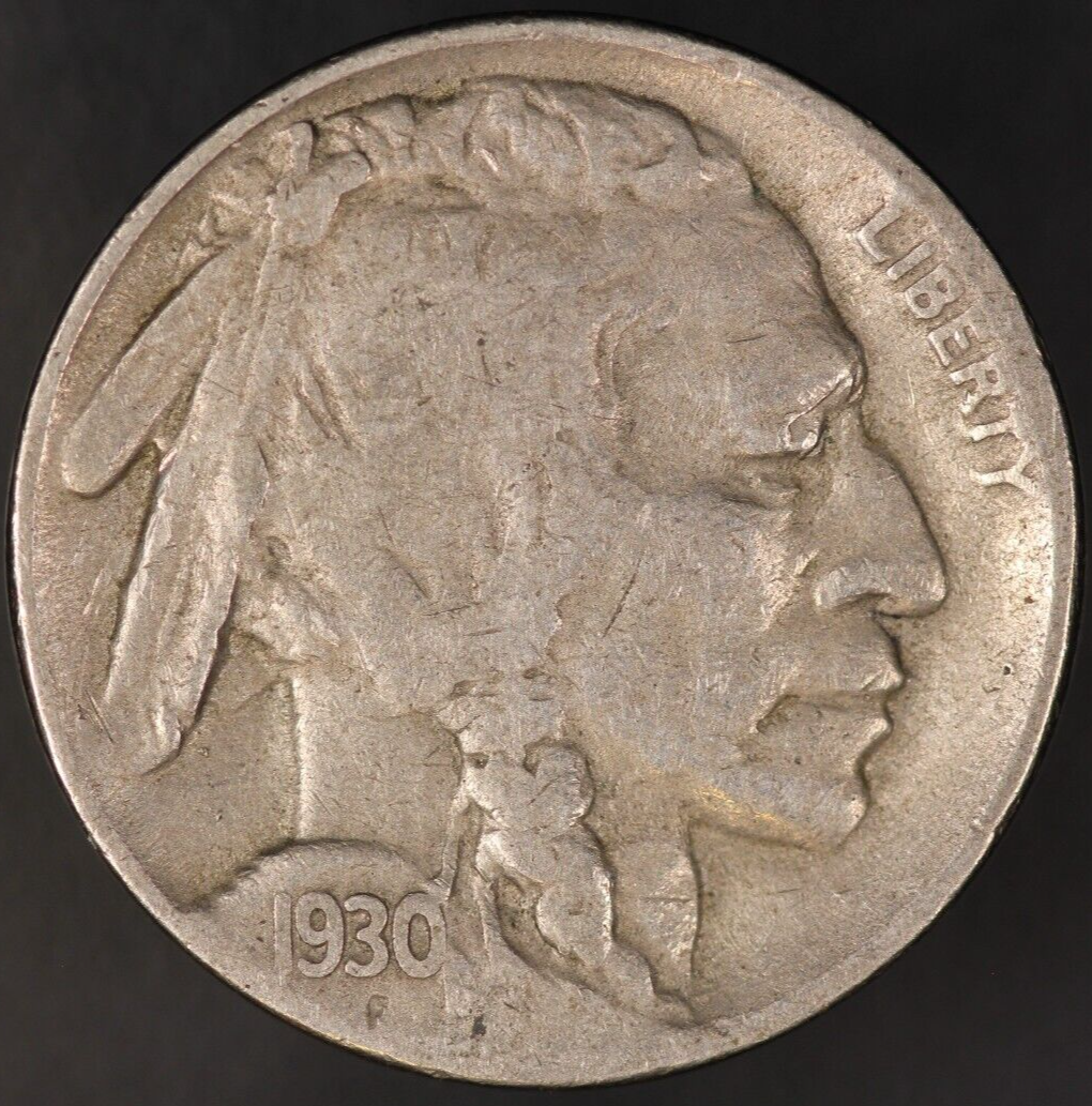 1930 S BUFFALO NICKEL- FRESH FROM ORIGINAL COLLECTION-LOT 8350 | eBay