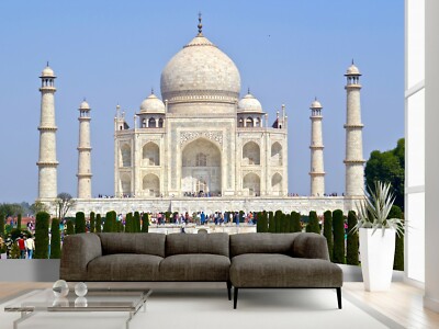 Indien Taj Mahal Tempel Reise Attraktion Wandbild Foto Zuhause Poster Zum Selbermachen Dekoration