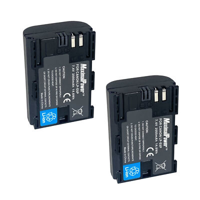 2x Battery for BLACKMAGIC Design Micro Cinema / Micro Studio Camera 4K