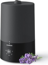 Cool Mist Humidifier - 4 Liter Tank -Oil Diffuser - Night Light - Quiet Mode-BLK