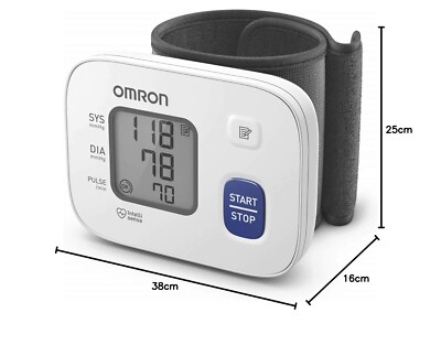 Omron HEM 6161 Fully Automatic Wrist Blood Pressure Monitor with Intellisense