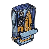 Surfer Skelett Patch Zum AufbüGeln | Meer, Surfen BüGelbilder, See AufnäHer,