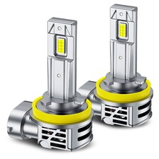 2X H11 LED Headlight High Low Beam  6500K Bulbs Conversion Kit White Canbus Free