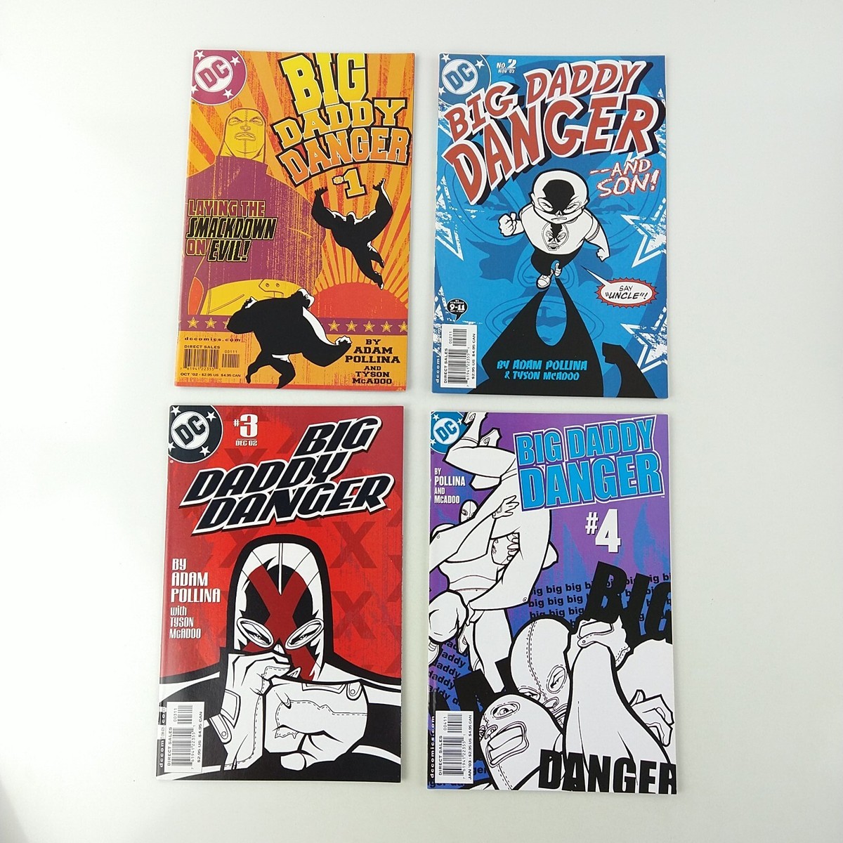 Big Daddy Danger #1-9 Complete Set 1 2 3 4 5 6 7 8 9 Lot NM- (2002