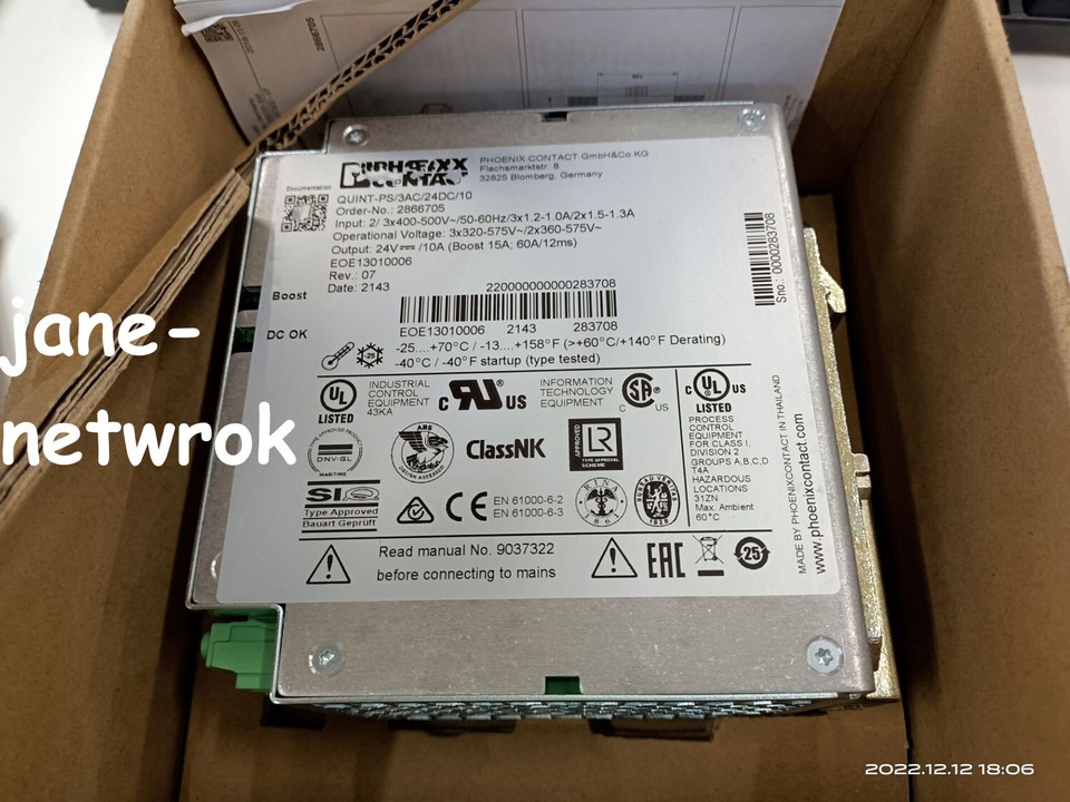Actual Stock!! 1pc NEW QUINT-PS/3AC/24DC/10 2866705 (by Fedex or DHL ...