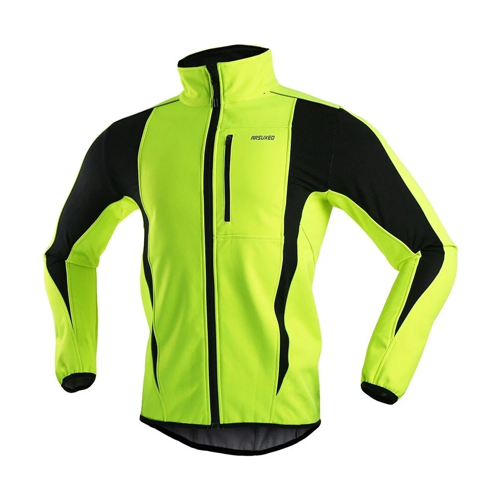 Cycling Jacket Winter Windproof Waterproof Soft Shell Coat MTB Bike Jersey