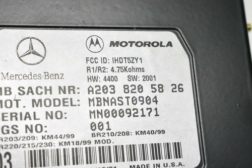 98-03 Mercedes W210 E320 CLK430 Voice Communication Control Module Unit OEM - Picture 5 of 6