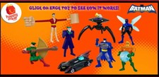 2010 BATMAN THE BRAVE AND THE BOLD MCDONALDS HAPPY MEAL TOYS - U-PICK