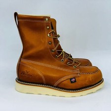 THOROGOOD MEN'S 8″WEDGE MOC SAFETY TOE COMFORTABLE 804-4208 BOOTS SIZE 12EE