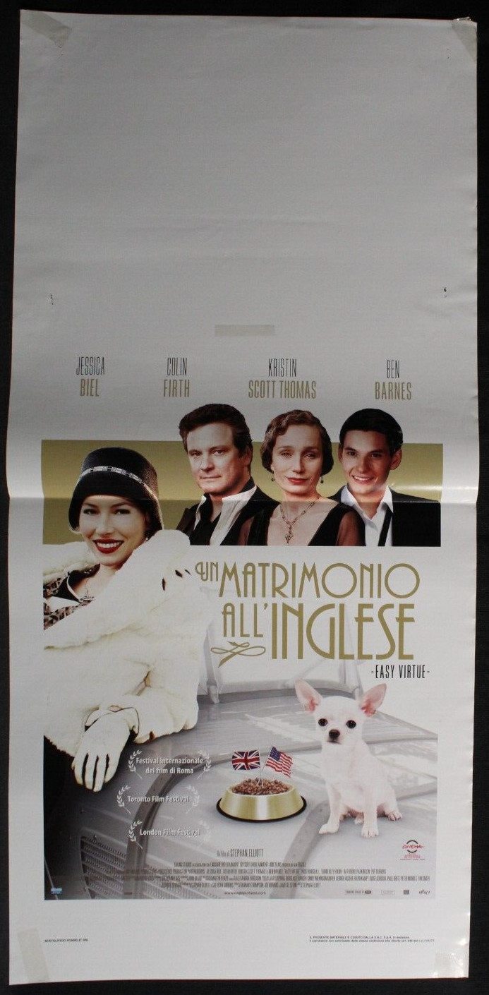 Locandina originale film Un matrimonio all'inglese (2008) - Regia di Stephan Elliott