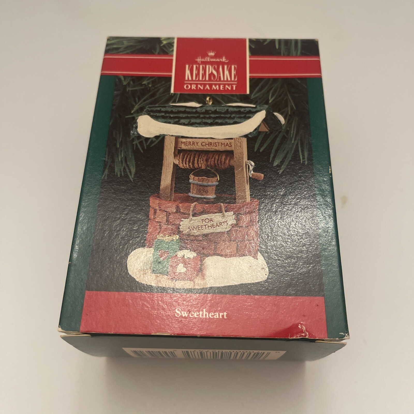 1990 Hallmark Sweetheart Wishing Well Keepsake Ornament