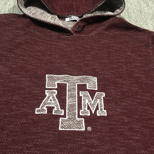Texas A&M Aggies Jacket Womens Large Red Knit Football NCAA Hoodie Workout Gym - Picture 4 of 12