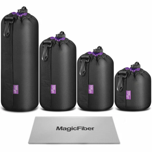 Черные неопреновые футляры, сумки и чехлы для фотоаппаратов Philips