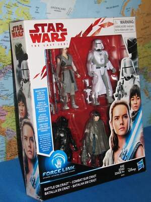 STAR WARS THE LAST JEDI BATTLE ON CRAIT ACTION FIGURE FORCE LINK **BRAND  NEW**