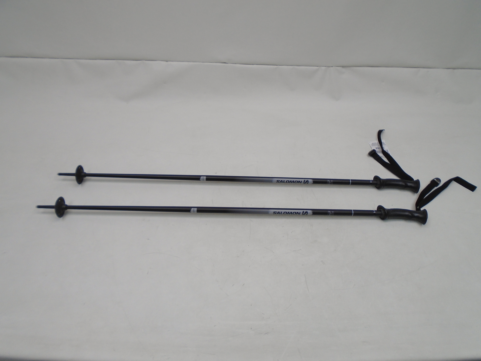 SALOMON L40560100 NORTHPOLE LADY BASTONCINI DA SCI NERI 110 CM 44"