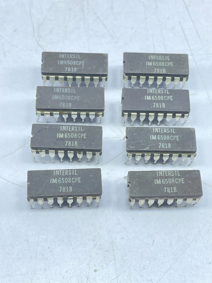 Intersil IM 6508CPE 7818 / IM6508CPE7818 Micro Circuit Memory Digital Pack of 6 - Image 4 of 4