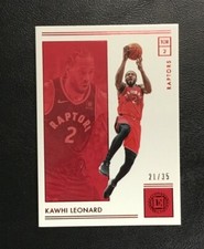 Kawhi Leonard 2018-19 Panini Encased Basketball Card /35 Toronto Raptors Rare