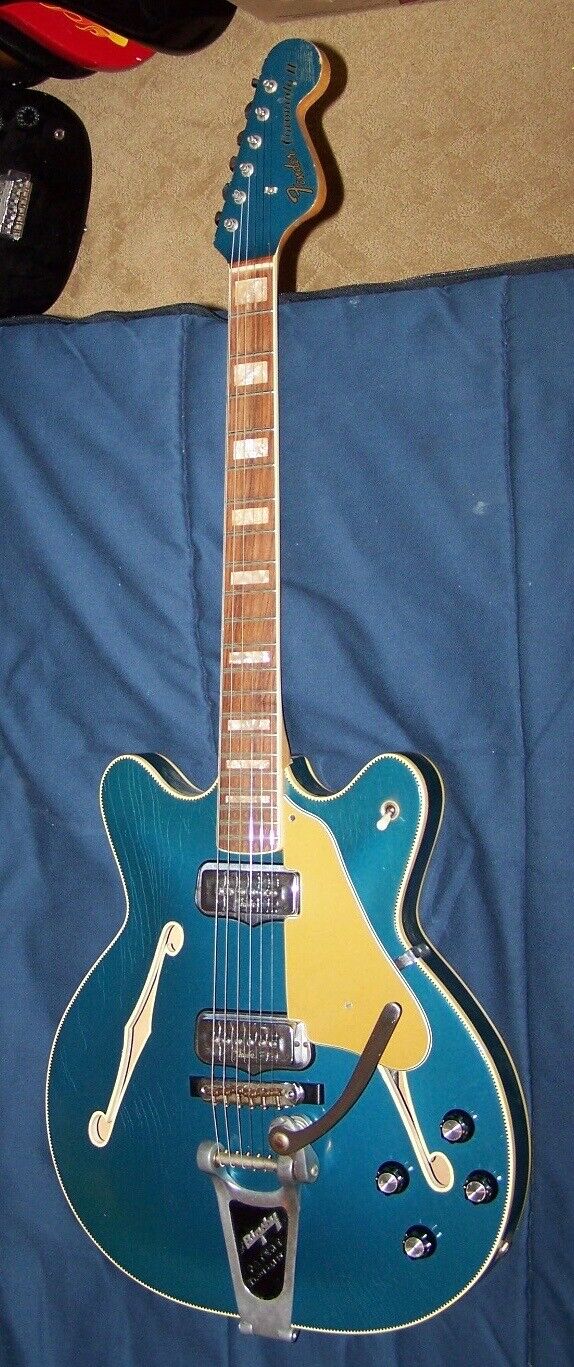 1966 Fender Coronado II Lake Placid Blue with Bigsby Tremolo