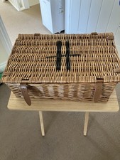 Harrods Korb gefüttert, mittlere 42 cm Länge, Träger - sehr guter Zustand