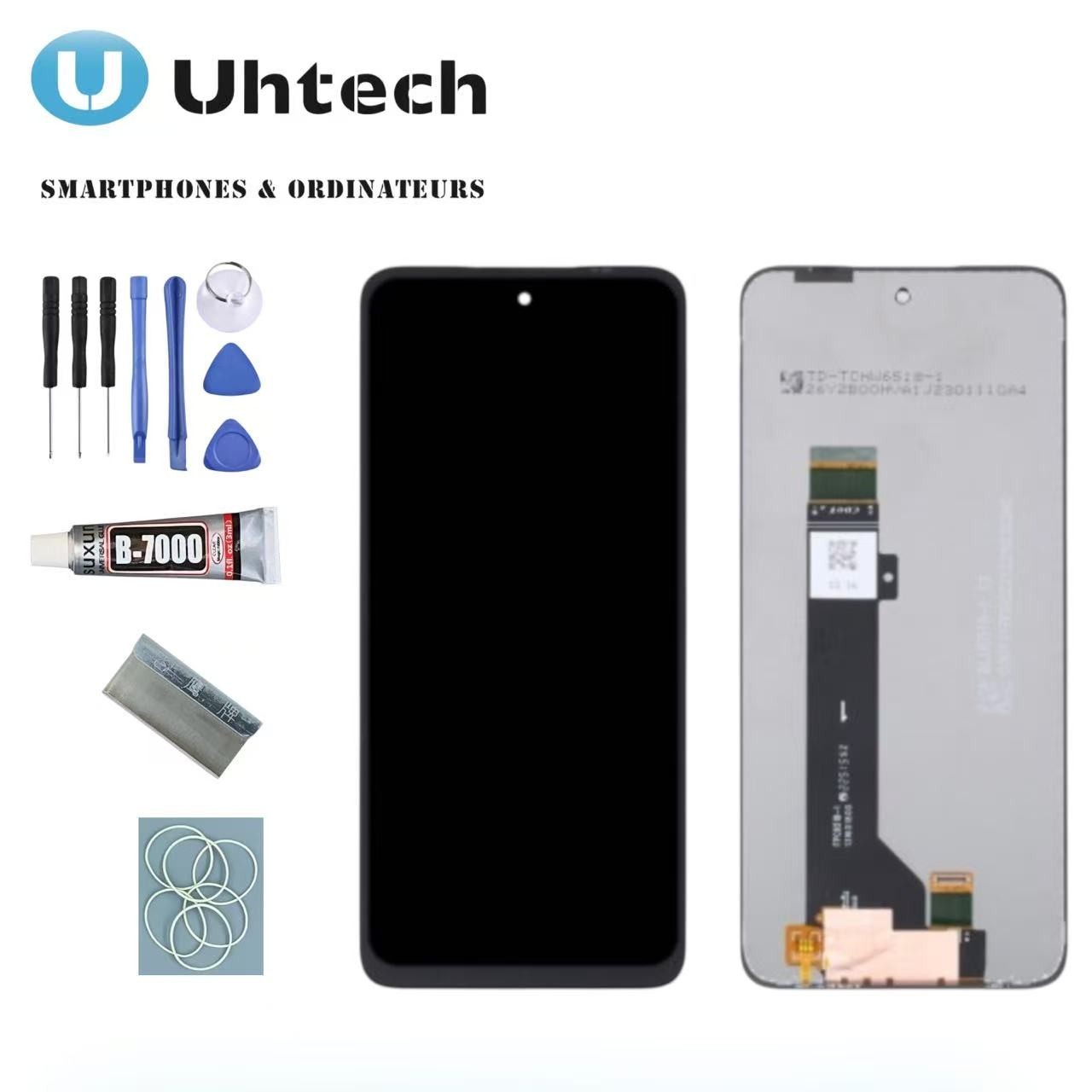 Écran pour Moto G13 Motorola tactile LCD 90Hz réactif sans châssis