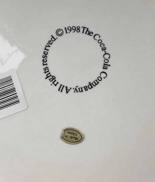 Dispensador de jarabe victoriano vintage 1998 tarro de galletas Coca-Cola 16" nuevo en caja Foto 3 de 3