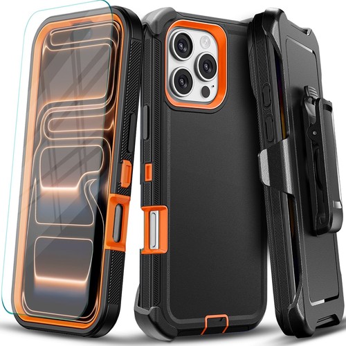 Für iPhone 16 Pro Max Hülle 16E Handyhülle Stoßfest Clip Fit Otterbox + Display