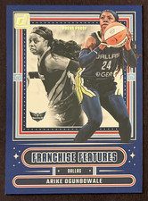 Arike Ogunbowale BLUE PRESS PROOF Franchise Features #3 2025 Donruss Wings