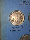 1920 D Buffalo Nickel Great Shape High Grade Semi Key Date Slot Filler