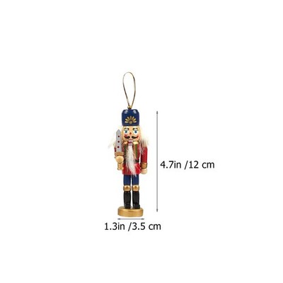  6 Pcs Nussknacker Aus Holz Weihnachtsdekoration Zur Nussknackerfigur