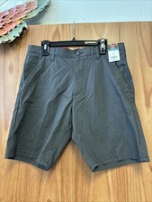 NEW Wrangler Grey Gray Men  s Outdoor Shorts Size 34 Regular Straight Fit NWT