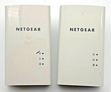 Netgear Powerline 1200 PL1200S Power Over Ethernet Adapter Set 1200 Mbps, Tested