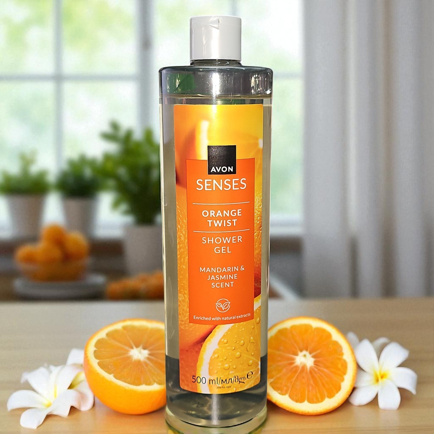 Avon Senses ORANGE TWIST Duschgel Schaum Gel 500ml Mandarin Jasmin Sommer Frisch