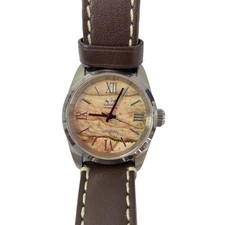 SAAD Men's Analog Leather Watch BRW MJS-32-0088 Used