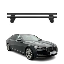 Menabo Dachtr�ger Grundt�ger f�r BMW 7er G11 G12 2015-2022 75kg Alu Schwarz 2x
