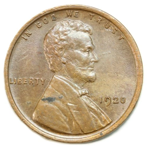 1920 1C BN Lincoln Cent- Choice AU-SMH1131
