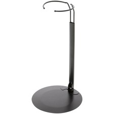 Plymor Black Adjustable Doll Stand for 15-21 inch Dolls, 9-13" H