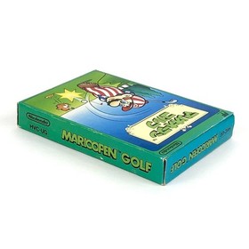 Famicom Mario Open Golf with box theory, damage, operation confirmed Nintendo