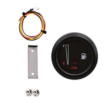 12V/24V Fuel Level Meter 10 LED Display ABS Gauge for Resistive Type Oil Sensors