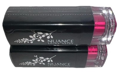 2- NUANCE SALMA HAYEK True Color Moisture Rich Lipstick #630 SHOCKING LOTUS PINK