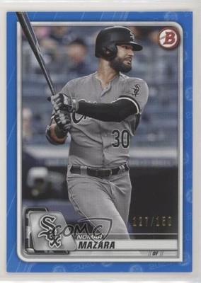 2020 Bowman Blue 127/150 Nomar Mazara #70 0m4q