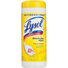 LYSOL Disinfecting Wipes lemon  lime Blossom Scent 35 Ct