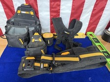 TOUGHBUILT TB-CT-111CP Contractor Tool Belt Set , 3 Pouches And Shoulder Harness