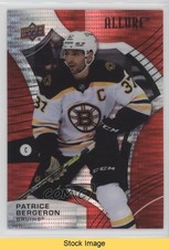 2021-22 Upper Deck Allure Red Rainbow Patrice Bergeron #27 READ 0mf9