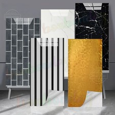 100 Pack Self-Adhesive Marble Tiles Sticker Stick On Wall Floor Kitchen Bathroom