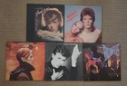 Lot of 5 David Bowie vinyl record albums Classic Rock Glam New Wave